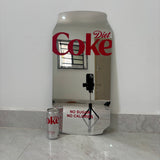 Diet Coke Acrylic Mirror (2ft) - Small