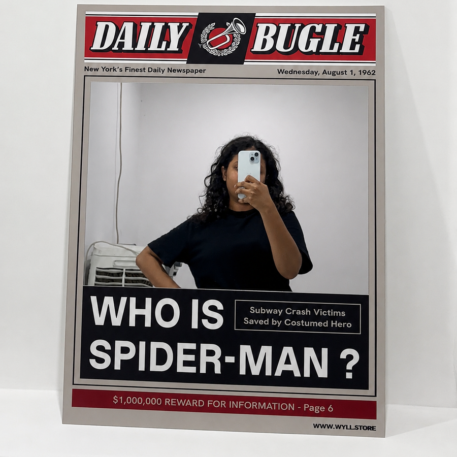 Daily Bugle Newspaper - Acrylic Mirror